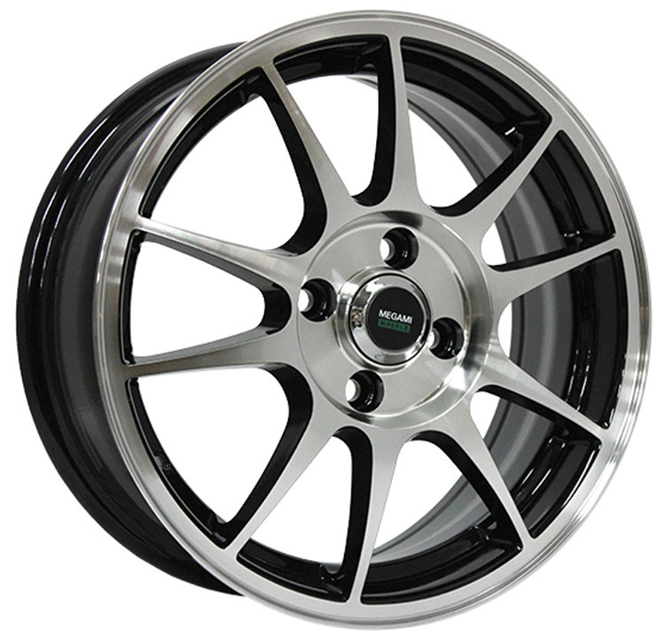 Megami MGM-5 BKF 4*100 6xR14 ET49 DIA56.6