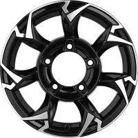 Khomen KHW1505 Black-FP 5*139,7 5.5xR15 ET5 DIA108.1