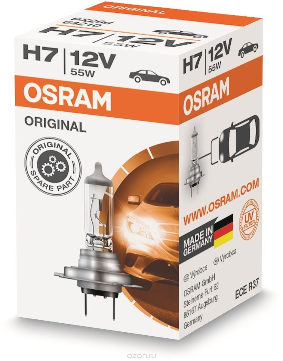 Osram 64210 Лампа H7(PX26d) 12V 55W