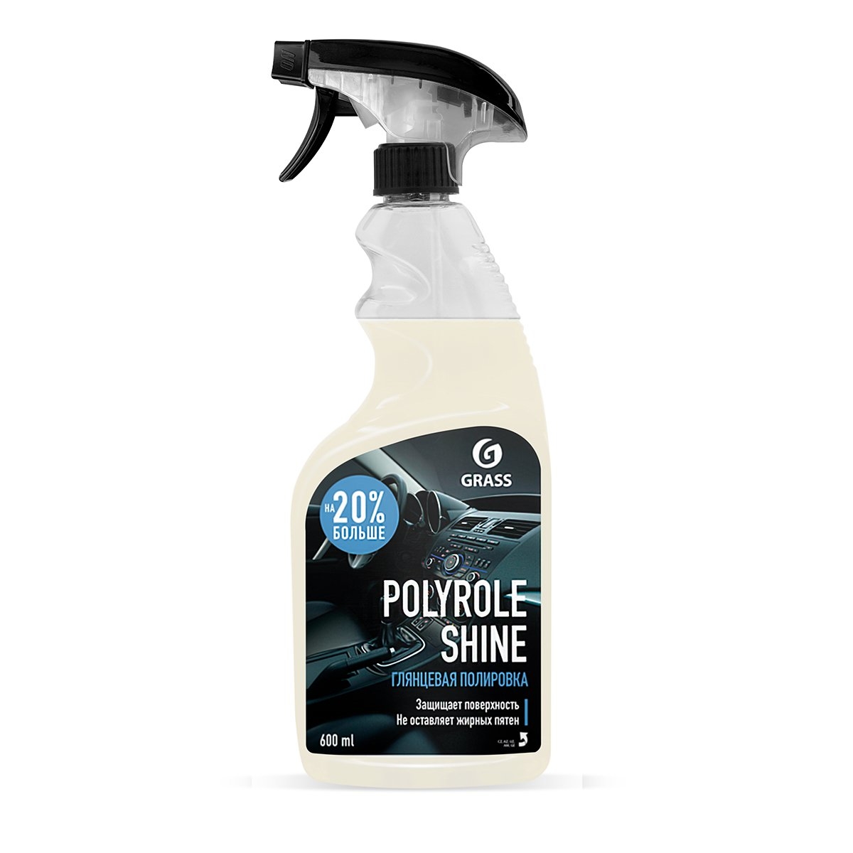 Grass Polyrole Matte Полироль-очиститель пластика матовый блеск 600мл(110394)