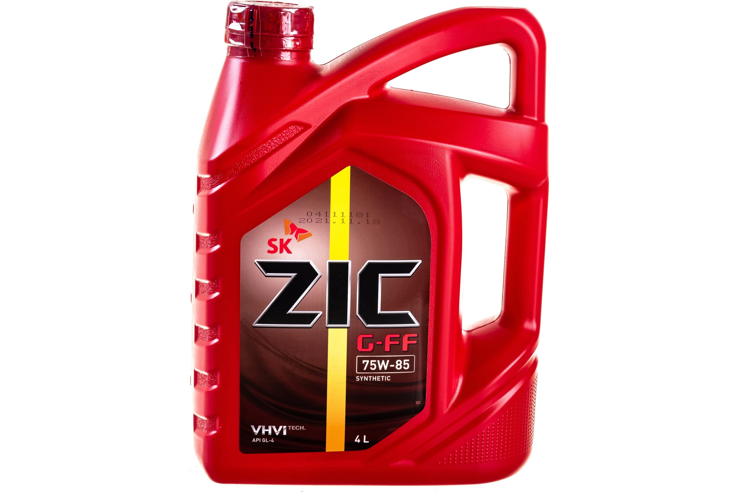 Масло трансмиссионное синтетическое ZIC 75W85 162626 GL-4 G-FF 4л