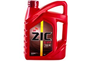 Масло трансмиссионное синтетическое ZIC 75W85 162626 GL-4 G-FF 4л