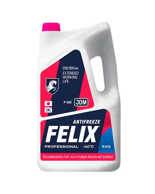Антифриз FELIX JDM G-12++ розовый 5кг (430206402)