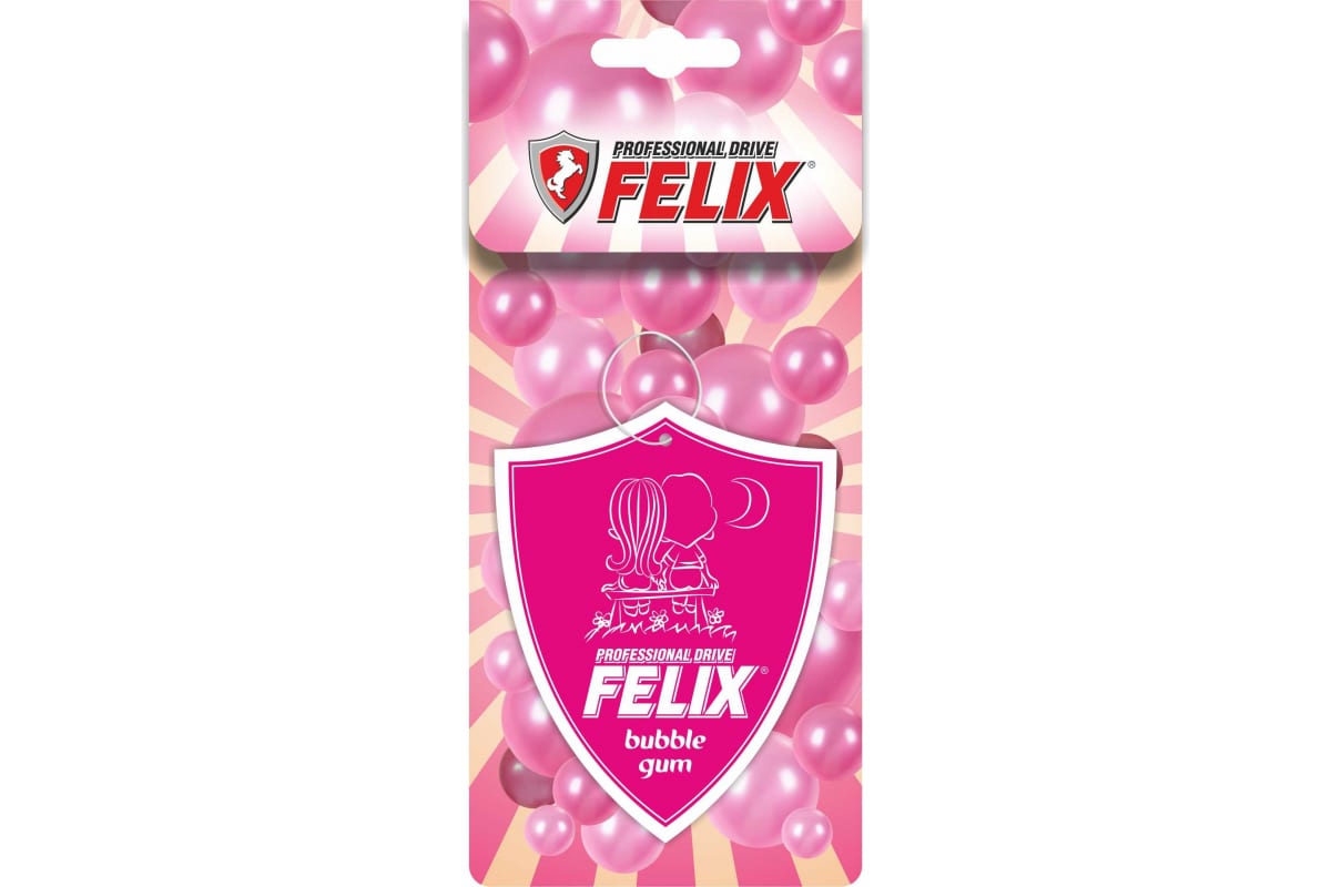 Ароматизатор FELIX подвесной картонный Жевательная резинка (411040102)